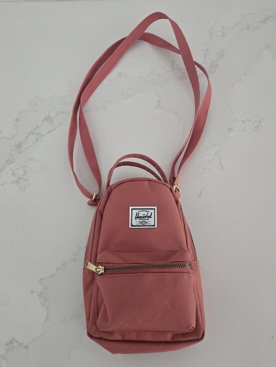 Herschel Supply Co. Handbags - Herschel Nova Crossbody Backpack Mini Bag Purse Coral Pink Dusty Cedar Girls